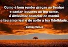 Salmo do dia