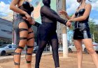 SexSHop faz publicidade com roupas fetichistas no centro de Dourados