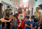 Papai Noel visita escolas municipais da Reserva Indígena