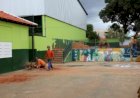 Projeto que ocupa mão de obra prisional promove reforma de 16ª escola estadual na capital