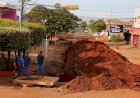 Prefeitura inicia construção de galerias pluviais na Rua Bela Vista