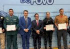 Landmark presta homenagem a pai PRF e filhos militares na Câmara Municipal