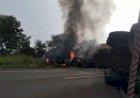 Colisão entre carretas interdita totalmente a BR-262 e deixa dois feridos graves