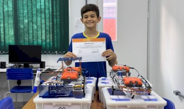 Aluno da Reme ganha medalha de Prata na Olimpíada Brasileira de Robótica 2024