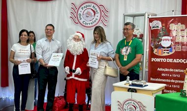 Representando a Câmara, vereador Otávio Trad participa da abertura da campanha “Papai Noel dos Correios”