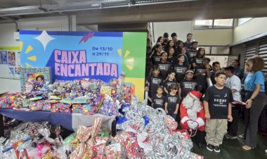 Caixa Encantada: solidariedade move servidores e arrecadação já conta com 55 mil brinquedos triados
