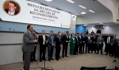 Personalidades são homenageadas com a medalha “Destaques da Década” na Câmara