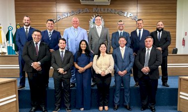 Com reeleição histórica, Prefeito Paleari e Valdemar Rocha são empossados para a legislatura 2025-2028