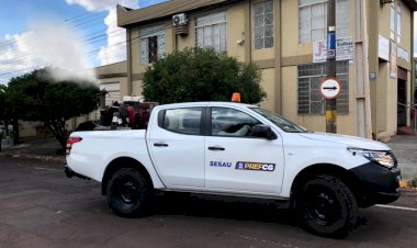 Reforço no combate ao Aedes, Fumacê percorre sete bairros
