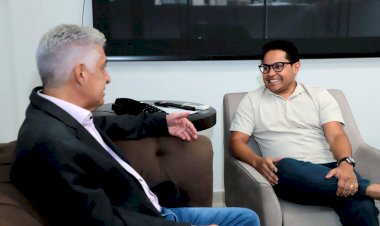 Presidente Papy recebe visita do secretário municipal de Governo para reforçar diálogo