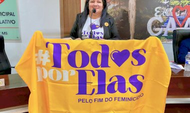 Vereadora Marinalva destaca a importância de campanha em defesa dos direitos das mulheres