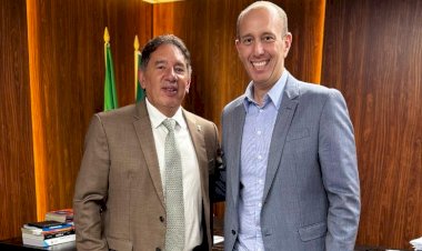 Em reunião, presidente da ALEMS e prefeito de Sorocaba falam sobre pacto federativo