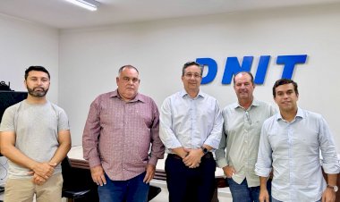 Prefeito Paleari e Deputado Beto Pereira discutem melhorias na BR-267 com DNIT em Campo Grande