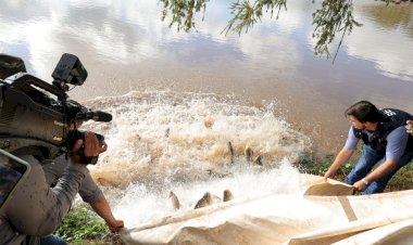 Parque Antenor Martins recebe 2,5 toneladas de peixes para Festa da Páscoa