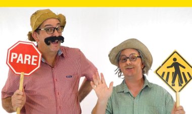 ‘Maio Amarelo’ tem show de humor com Tchó e Béppi, sábado, em Dourados