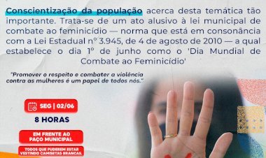 Caarapó realiza ato de sensibilização em memória das vítimas de feminicídio