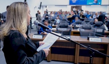Lia Nogueira solicita iluminação em trevo de Glória de Dourados