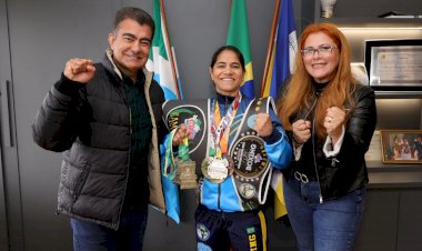 Bicampeã brasileira de Kickboxing destaca apoio da Prefeitura de Dourados ao esporte