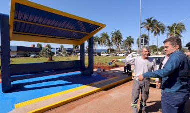 Prefeitura adota estrutura moderna e inovadora para pontos de ônibus