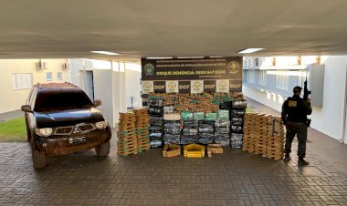 Veículo furtado em São Paulo é recuperado pelo DOF com 1,3 tonelada de drogas em Rio Brilhante 07 jul 2025