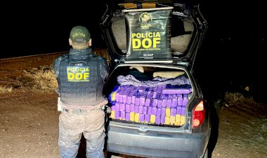 Veículo com mais de 730 quilos de drogas é apreendido pelo DOF em Ponta Porã