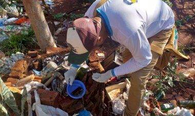 Prefeitura autua proprietários de imóveis por acúmulo de lixo e mato em quintais