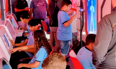 Prefeitura propicia a alunos da Reme, experiência imersiva sobre prevenção ao câncer