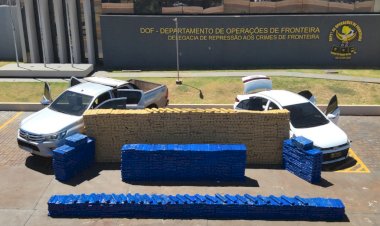 Motoristas do tráfico abandonam Hilux e HB20 com 3,3 toneladas de drogas na fronteira