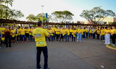 Ivinhema realizou caminhada Setembro Amarelo