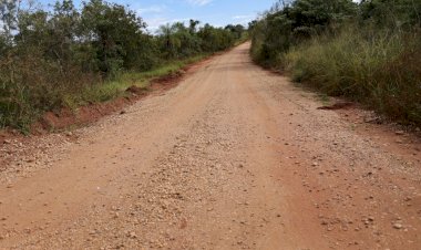Cascalhamento da prefeitura na estrada de Lagoa Grande resiste às chuvas e garante mobilidade
