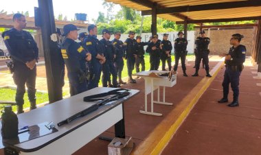 Guarda Municipal realiza curso anual de tiros com 100 horas de treinamento