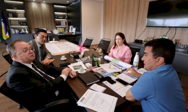Prefeito recebe presidente do TJ-MS e debate avanços no Judiciário em Dourados