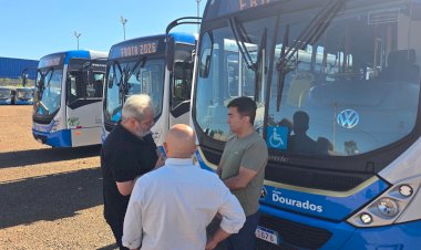 Transporte público de Dourados recebe 4 novos ônibus e amplia conforto aos usuários