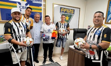FFMS firma parceria com clube de futebol para amputados