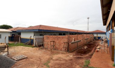 Prefeitura avança com obra de novas salas de aula no Jardim Guaicurus