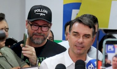 Flávio Bolsonaro se solidariza contra punição de Pollon. “Abre grave precedente contra liberdade de expressão”