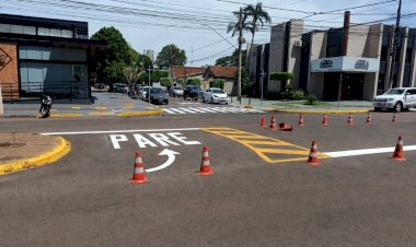 Prefeitura avança na modernização da sinalização de trânsito com reforço em áreas escolares