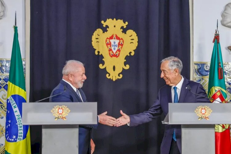 Em Portugal, Lula volta a criticar juros no Brasil: 'ninguém toma dinheiro emprestado a 13,75%'