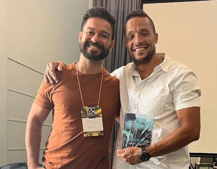 O Rapto, livro de escritor caarapoense chega ao diretor de teledramaturgia do SBT Marinho Moraes