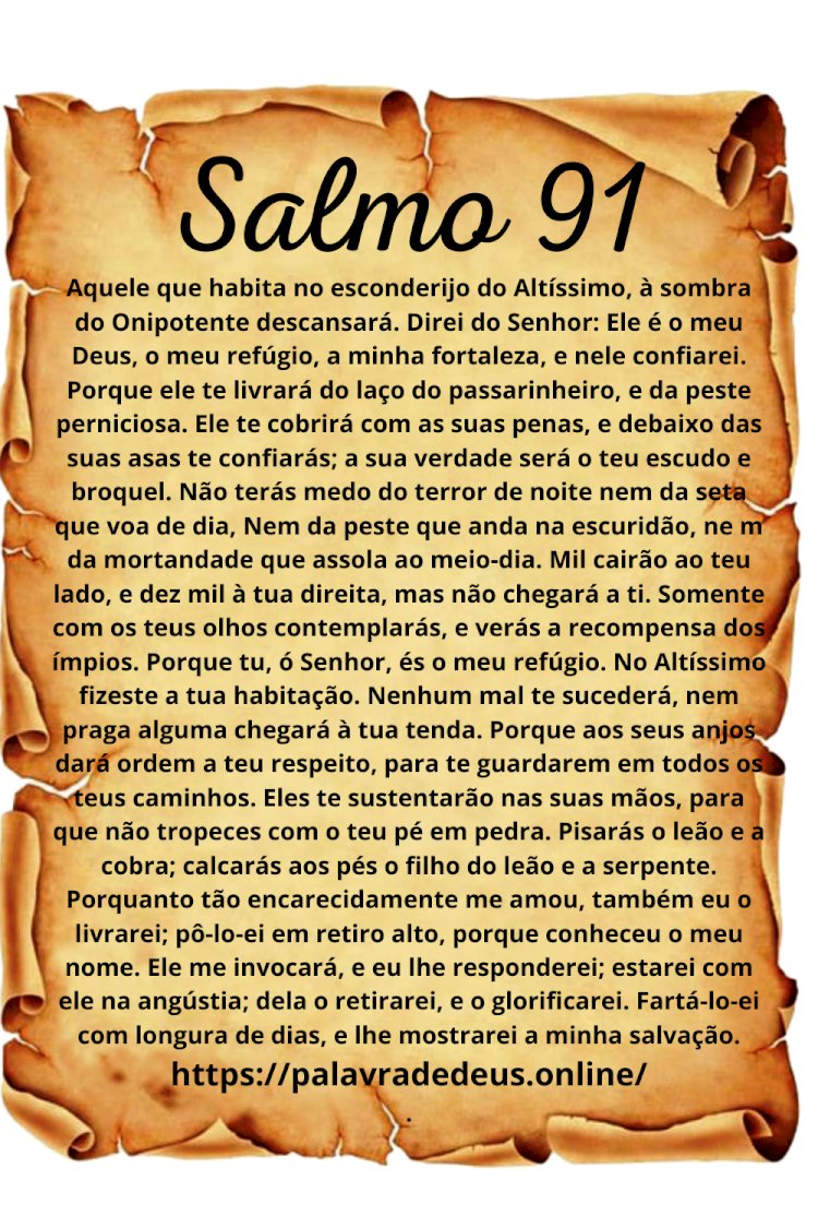 Salmo do dia
