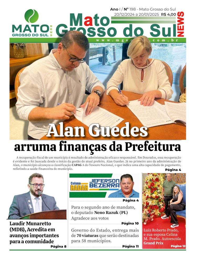 Jornal Mato Groso do Sul news  Ediçâo de   Dezembro