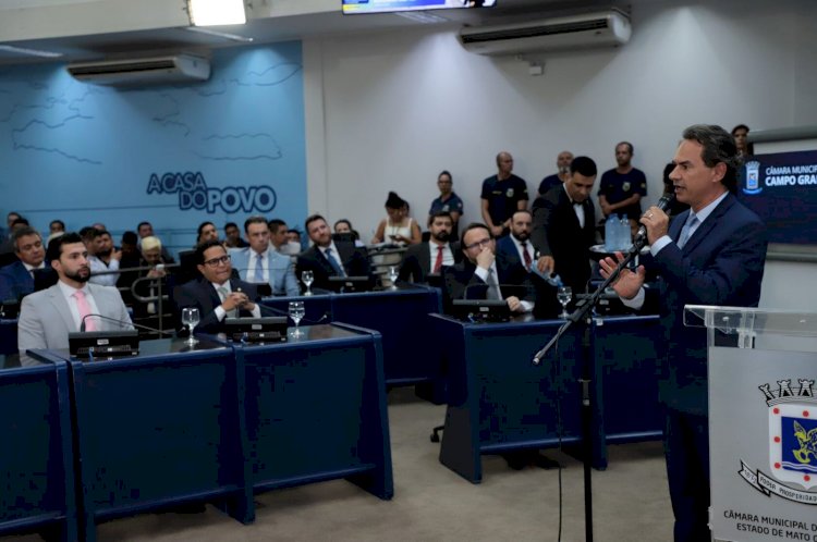 Vereador Marquinhos Trad toma posse e reforça compromisso com Campo Grande