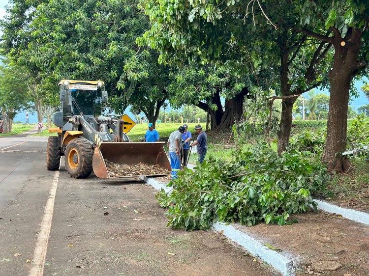 Prefeitura e CCR MSVia realizam ação conjunta de limpeza e manutenção em Nova Alvorada do Sul