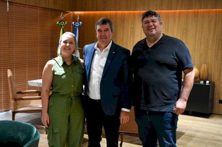 Liandra e Yuri reafirmam compromisso de Riedel com a reconstrução de Dourados