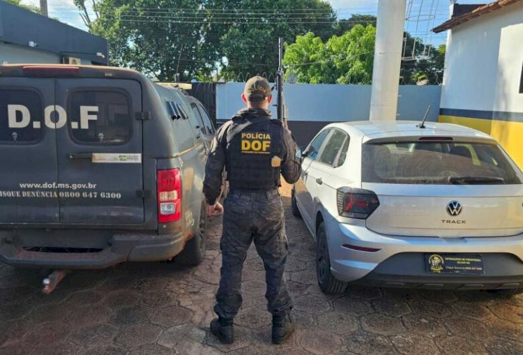 Veículo roubado no Paraná é recuperado na região Sul de MS