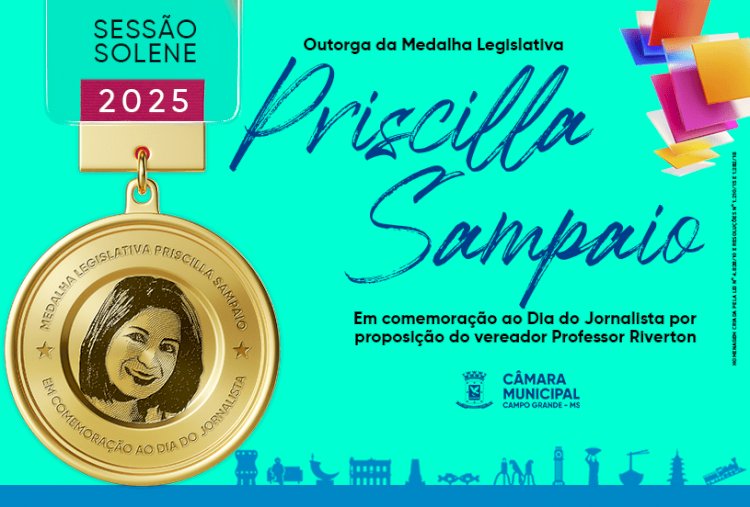 Jornalistas serão homenageados por vereadores em Sessão Solene na segunda-feira