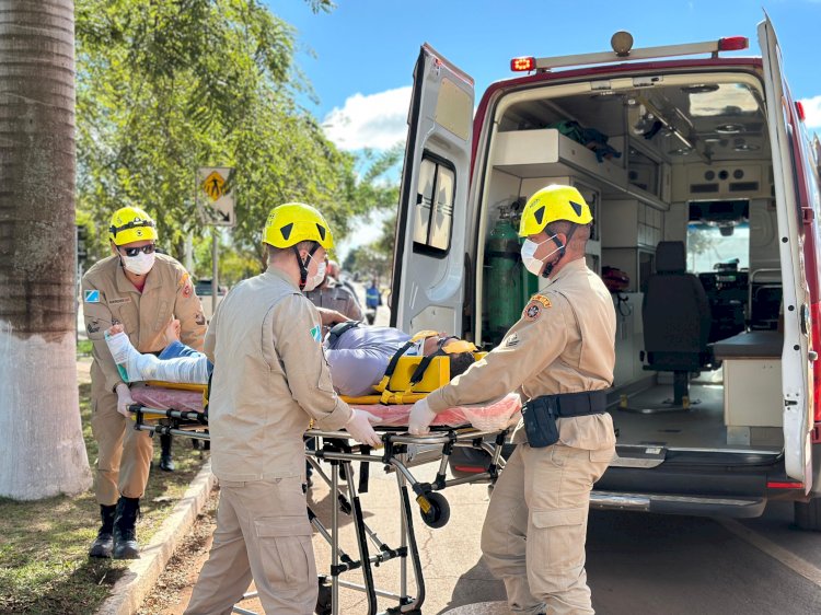 Maio Amarelo é encerrado em Nova Alvorada do Sul com simulado de acidente