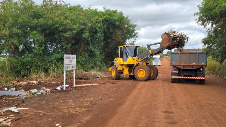 Prefeitura tenta acabar com lixão clandestino, mas entulhos já poluem local limpo há 10 dias