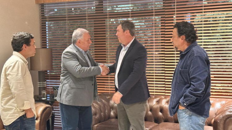 Governo de MS reforça apoio à FFMS em reunião com o presidente Estevão Petrállas