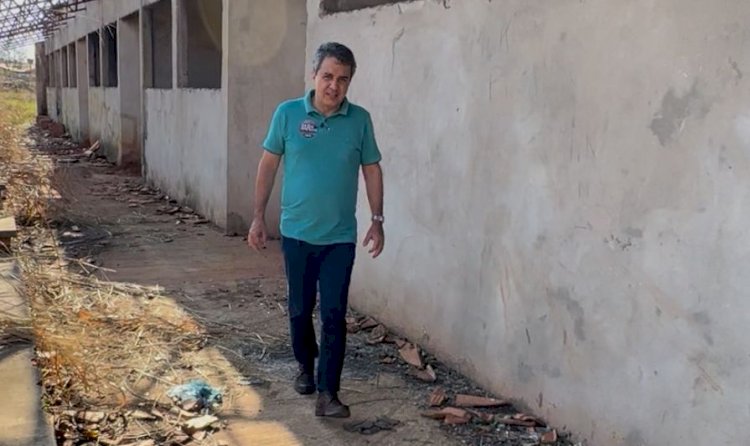 Landmark cobra retomada de obras e denuncia abandono de escola no bairro Celina Jallad